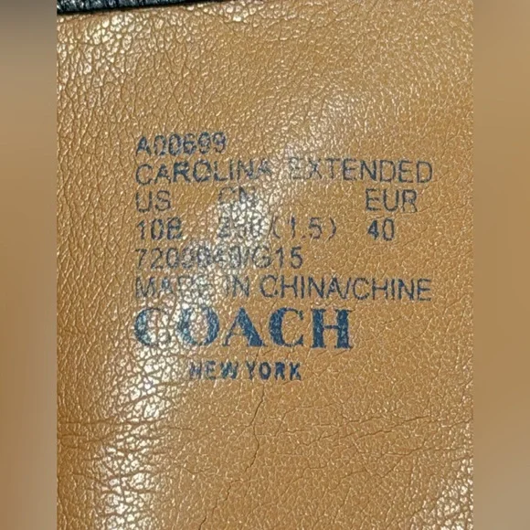 Coach Black Leather Heeled Boots - Picture 4 of 7